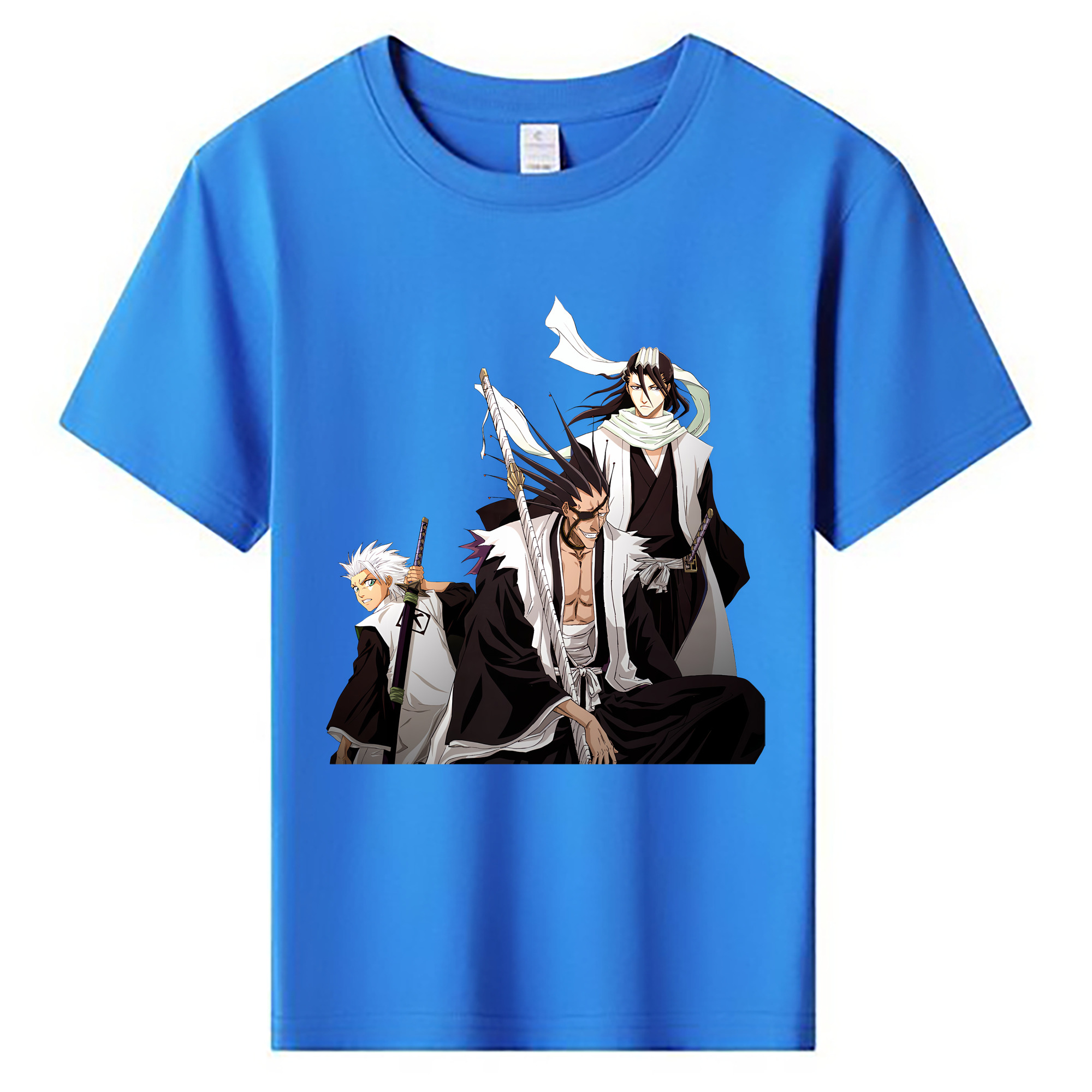 （画像用） ブリーチ ざらき けんぱち BLEACH Zaraki Kenpachi 綿100％キッズTシャツ（フロントプリント）